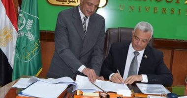 عميد تربية رياضية المنوفية يعتمد اسماء أوائل الدفعة الأولى بالكلية
