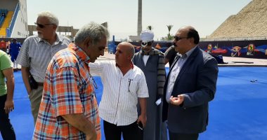 صور.. مياه القناة تنهى صيانة خطوط شبكات استاد السويس استعدادا لأمم أفريقيا