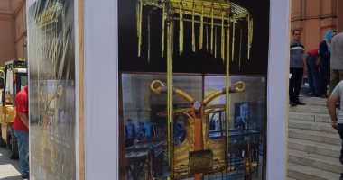 مدير الشئون الفنية بالمتحف الكبير: دخول مظلة توت عنخ آمون لمعامل الأخشاب