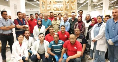 مشرف المتحف الكبير: فريق العمل يستخدم أحدث الطرق العلمية فى النقل والترميم