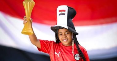 "تالا وعمر" من النوبة يشاركان صحافة المواطن احتفالات مصر بأمم أفريقيا
