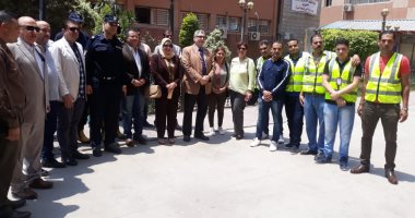 مستشفيات جامعة بنها تجرى تجربة إخلاء وهمية بحضور رئيس الجامعة