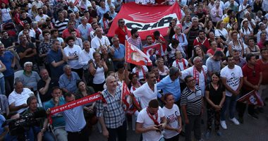 صور.. احتفالات فى شوارع إسطنبول بفوز مرشح المعارضة وسقوط حزب أردوغان