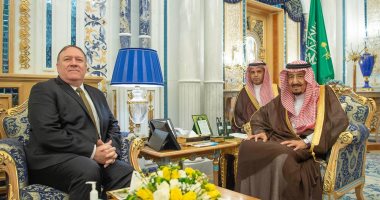 بومبيو: ناقشت تصاعد التوتر فى المنطقة مع العاهل السعودى