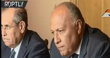 انطلاق جلسة مباحثات روسية مصرية بحضور شكرى ولافروف