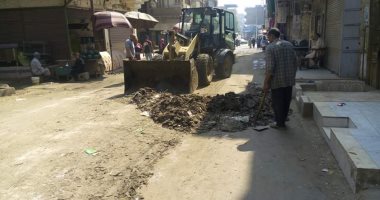 صور.. رفع 20 طن قمامة وتراكمات بطريق "سرس الليان منوف" بالمنوفية