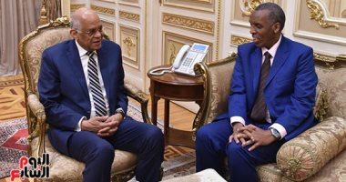 صور.. رئيس النواب يستقبل السفير الجيبوتى بمقر البرلمان