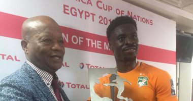 أورييه لاعب كوت ديفوار "الأفضل" ضد جنوب أفريقيا