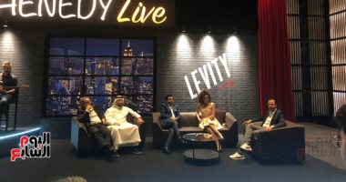 شاهد.. مؤتمر محمد هنيدى بدبى للإعلان عن أول ستاند أب كوميدى هيلف العالم