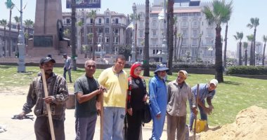 حى وسط الإسكندرية : 3 منافذ لبيع الصناعات اليدوية بحديقة سعد زغلول