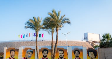 صور.. قارئ يشارك بصور لاستاد السويس لتوثيق التطوير والجهد المبذول
