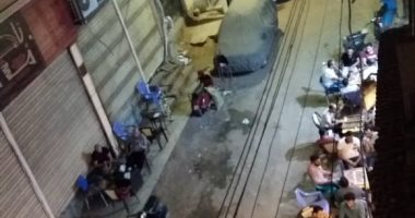 المقاهى تزعج سكان شارع خضر بالمحلة.. والأهلى: تعيق حركة المرور
