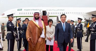 ولى العهد السعودى يصل سول لعقد قمة مع الرئيس الكورى الجنوبى