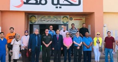 استمرار أعمال القافلة التنموية لجامعة الإسكندرية بسيدى برانى بمطروح