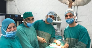 صور.. استئصال ورم يزن 10 كيلو لسيدة بمركز أورام طنطا