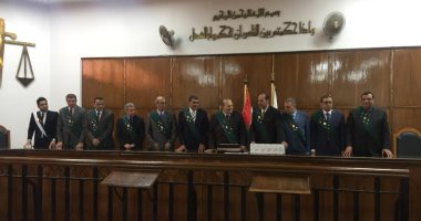  صور.. تكريم قاضى المعاشات على منصة القضاء لاكتمال عطائه 