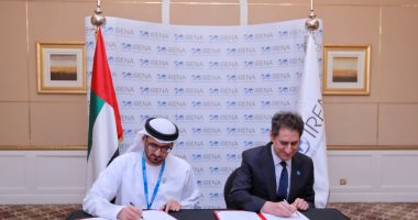 الإمارات توقع اتفاق تعاون مع الوكالة الدولية للطاقة المتجددة
