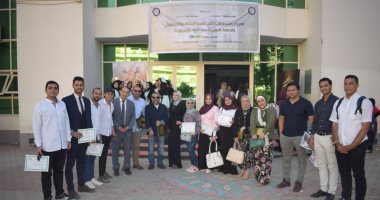 فوز "توشريت" مشروع تخرج طلاب إعلام بنى سويف بالمركز الأول (صور)