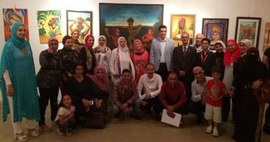 "أفريقيا قارة الحضارات" صالون فنى بثقافة الإسماعيلية‬ بمناسبة الكان "صور"