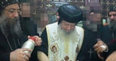 الانبا صموئيل يترأس احتفال عيد تكريس دير القديسين قزمان ودميان بمنيل شيحة