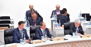 السيسى يستعرض الرؤية المصرية لـ"عدم المساواة" أمام قادة قمة العشرين.. الرئيس يؤكد المسئولية الجماعية فى مكافحة الإرهاب والتصدى للفكر المتطرف.. ويشدد: شراكتنا ليست خياراً بل مقاربة ضرورية لا بديل عنها