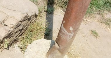 شكوى من تهالك أعمدة الإنارة بقرية الشيشينى بكفر الشيخ