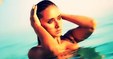 صيف نيللى كريم على البحر × 15صورة