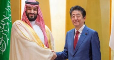 ولى العهد السعودى يلتقى رئيس وزراء اليابان بأوساكا بعد انتهاء أعمال قمة العشرين