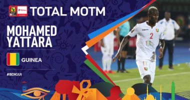 محمد ياتارا أفضل لاعب فى مباراة غينيا ضد بوروندي بأمم أفريقيا