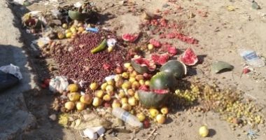 تراكم القمامة فى شارع بيلا بمحافظة كفر الشيخ