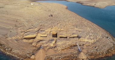الكنز المخفى.. صور من التنقيب فى قصر "كيمانو" المكتشف بعد انحسار مياه نهر دجلة