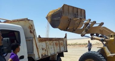 انطلاق حملات فتح طرق ورفع إشغالات بمدينة بئر العبد