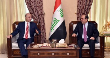 الرئيس العراقى يبحث مع نورى المالكى مستجدات الأوضاع  الأقليمية 