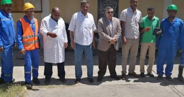 رئيس شركة مياه الأقصر يتفقد محطة المياه المدمجة بالطود لمتابعة التطوير