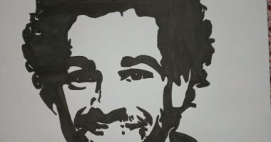قارئة تشارك بموهبتها فى الرسم لمحمد صلاح وعمرو دياب