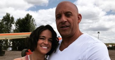 فان ديزل وميشيل رودريجيز فى سابع أيام تصوير Fast 9