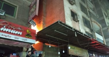 قارئ يرصد حريق بمصنع ملابس لرجل أعمال سورى بمدينة السلام