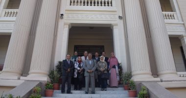 رئيس جامعة بنها يستقبل وفد المركز القومى للقياس بوحدة مشروعات التعليم العالى 