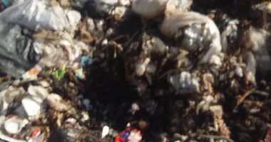 قارئ يشكو من وجود تلال قمامة بعزبة بدوي فى محافظة المنيا