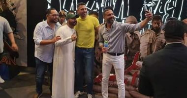 صور .. عرض فيلم"الممر " فى دبى..وإقبال كبير من الجالية المصرية