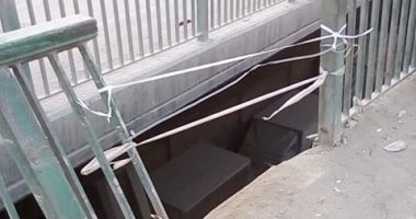 شكوى من تهالك بعض أجزاء السور الحديدى لكوبرى "الوراق"