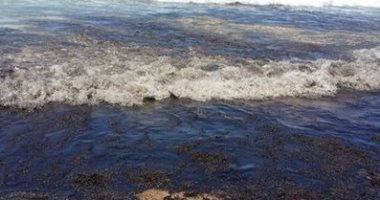 قارىء يشارك بصور لتسريب زيت يصل لكورنيش رأس غارب 