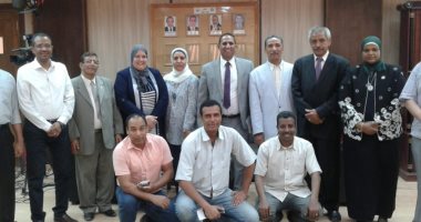 وفد من مركز القياس والتقويم يزور جامعة أسوان لمتابعة التطوير