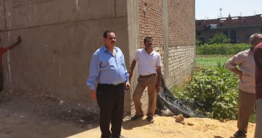 حملات لهدم الأبنية المخالفة بمركزى أوسيم وأبو النمرس بالجيزة.. صور