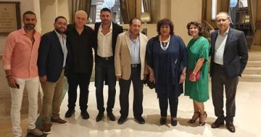 نجوم "الممر" فى ضيافة سفير مصر فى لبنان