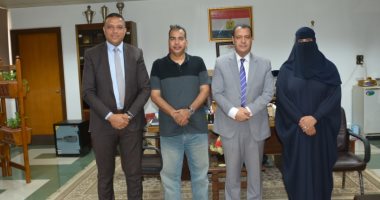 عميدة كلية المجتمع السعودية تزور جامعة أسيوط.. صور