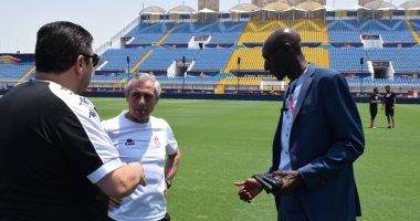منتخب تونس يستكشف استاد الإسماعيلية قبل لقاء غانا.. صور
