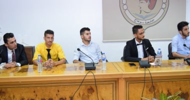 وفد جامعتى "تعز وسوران" بدولتى العراق واليمن فى ضيافة رئيس جامعة سوهاج