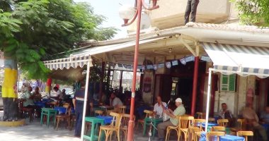 شكاوى من إشغال المقاهى للطريق بالعصافرة فى الإسكندرية