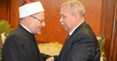 رئيس النيابة الإدارية يستقبل مفتى الجمهورية لتهنئته بالمنصب الجديد
